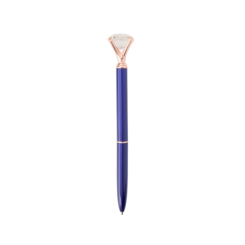 CANETA METAL DIAMANTE